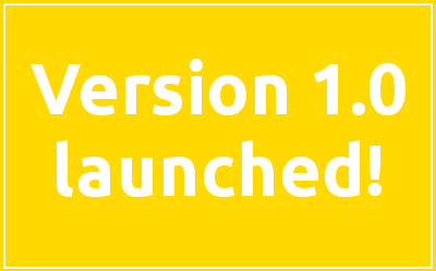 Version 1.0 launched